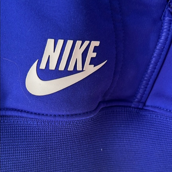 Nike Men's Royal Blue Hoodie Pullover Sweatshirt Size L EUC Athleisure Sporty - Picture 4 of 7